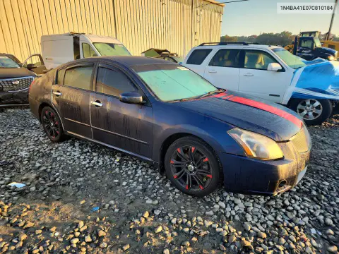2007 Nissan Maxima 3.5 Se VIN 1N4BA41E07C810184 фото 4