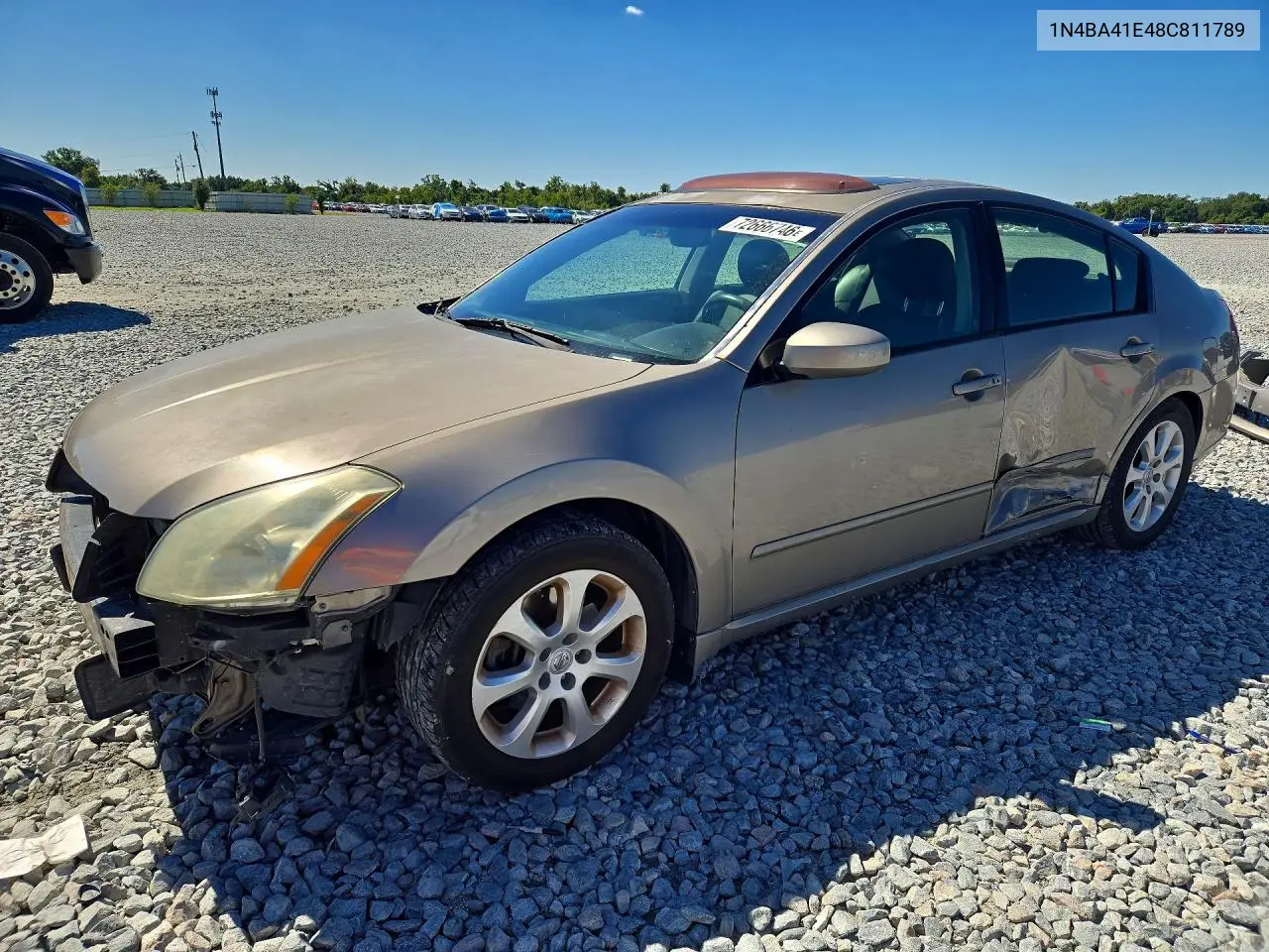 2008 Nissan Maxima 3.5 Se VIN 1N4BA41E48C811789 фото 1