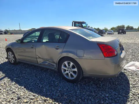 2008 Nissan Maxima 3.5 Se VIN 1N4BA41E48C811789 фото 2
