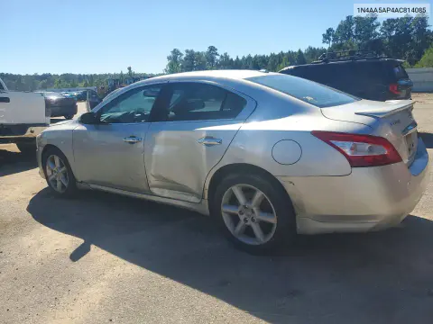 2010 Nissan Maxima 3.5 S VIN 1N4AA5AP4AC814085 фото 2
