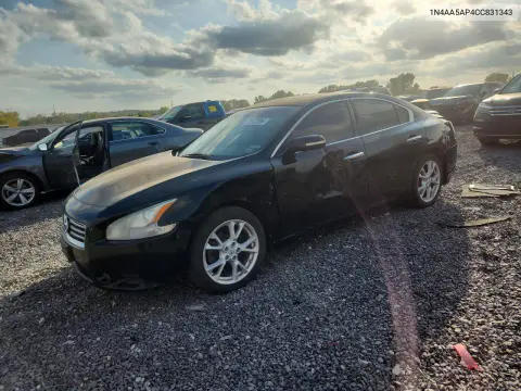 1N4AA5AP4CC831343 — 2012 Nissan Maxima, Сторона, фото до ремонта