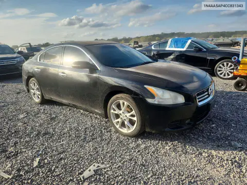 2012 Nissan Maxima 3.5 S VIN 1N4AA5AP4CC831343 фото 4