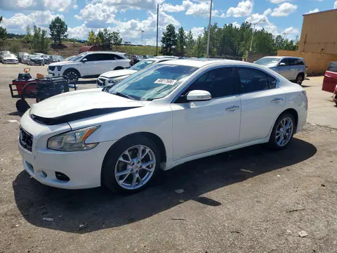 1N4AA5AP9EC489780 — 2014 Nissan Maxima, Передняя часть (Front End), фото до ремонта