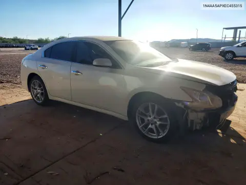 2014 Nissan Maxima 3.5 S VIN 1N4AA5APXEC455315 фото 4