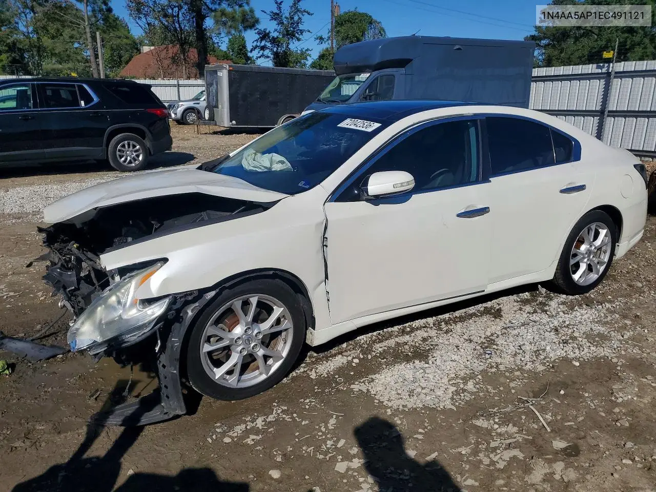 2014 Nissan Maxima 3.5 Sv VIN 1N4AA5AP1EC491121 фото 1