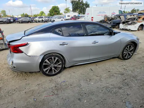 2016 Nissan Maxima 3.5 S VIN 1N4AA6AP3GC446934 фото 3