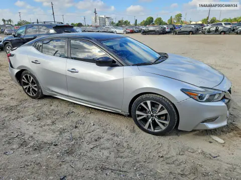 2016 Nissan Maxima 3.5 S VIN 1N4AA6AP3GC446934 фото 4