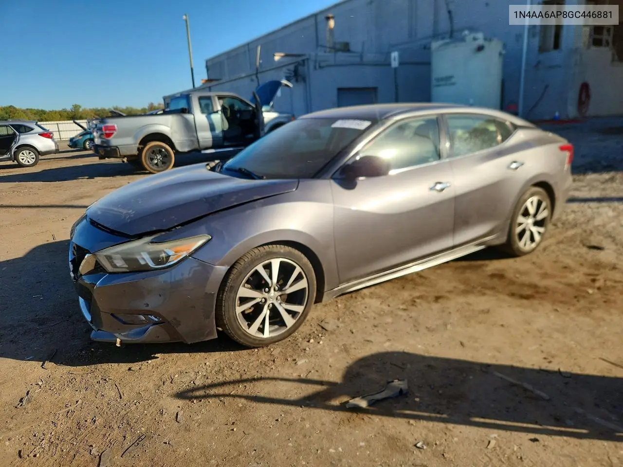 2016 Nissan Maxima 3.5 S VIN 1N4AA6AP8GC446881 фото 1