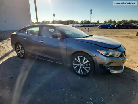 2016 Nissan Maxima 3.5 S VIN 1N4AA6AP8GC446881 фото 4