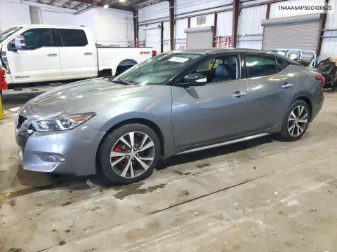 1N4AA6AP5GC430623 — 2016 Nissan Maxima, Передняя часть, фото до ремонта