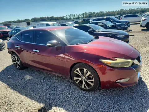 2016 Nissan Maxima 3.5 Sv VIN 1N4AA6AP3GC385889 фото 4