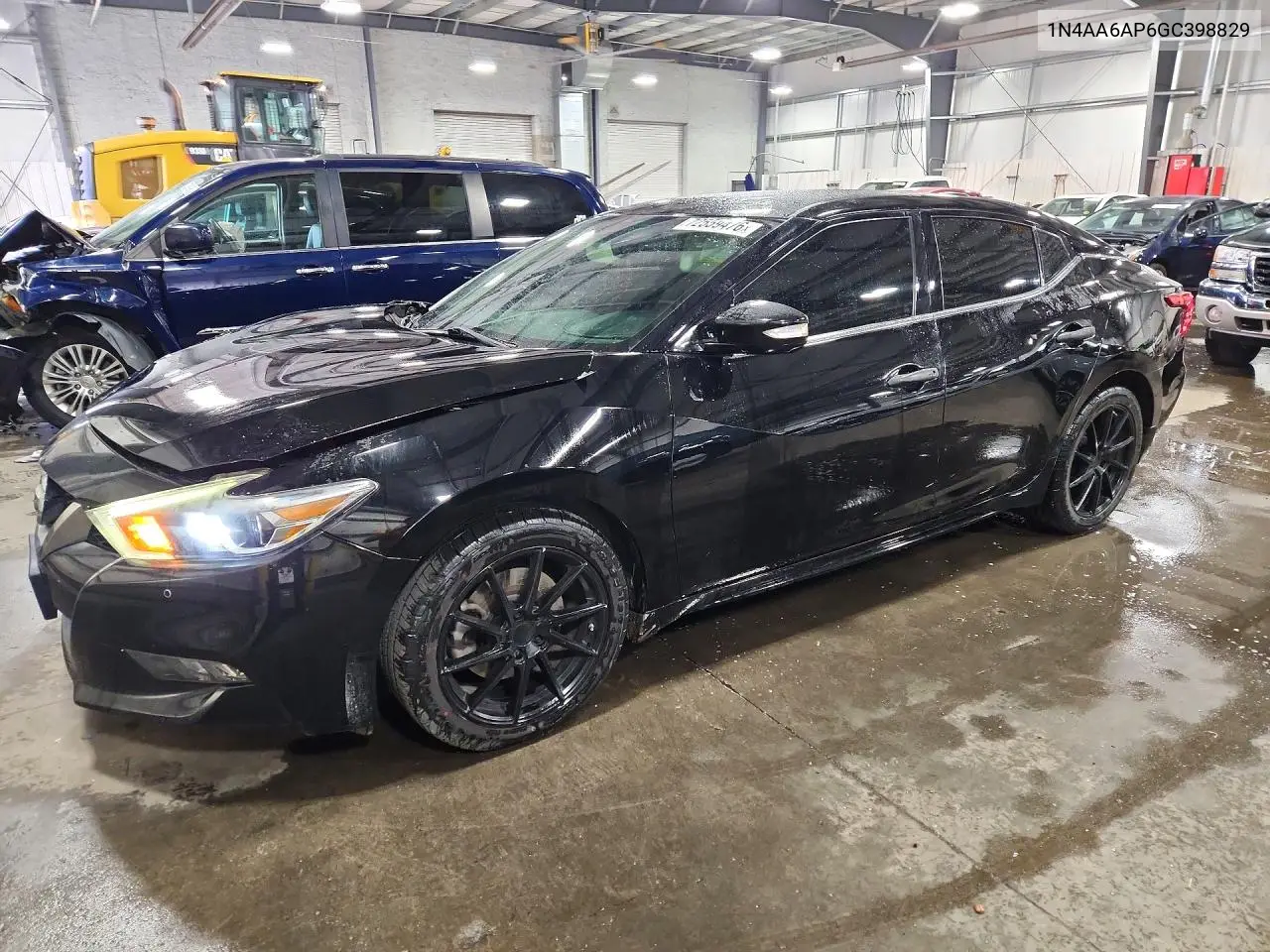 1N4AA6AP6GC398829 Nissan Maxima 2016 — повреждение Передняя часть, фото до ремонта