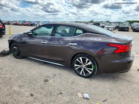 2016 Nissan Maxima 3.5 Sl VIN 1N4AA6AP5GC900472 фото 2