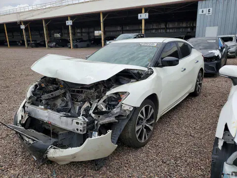 1N4AA6AP4HC414236 — 2017 Nissan Maxima, Передняя часть (Front End), фото до ремонта