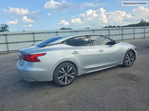 2017 Nissan Maxima 3.5 Sv VIN 1N4AA6AP3HC400490 фото 3