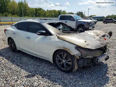 1N4AA6AP0HC383101 — 2017 Nissan Maxima, фото 4 с аукциона Copart, Пожар