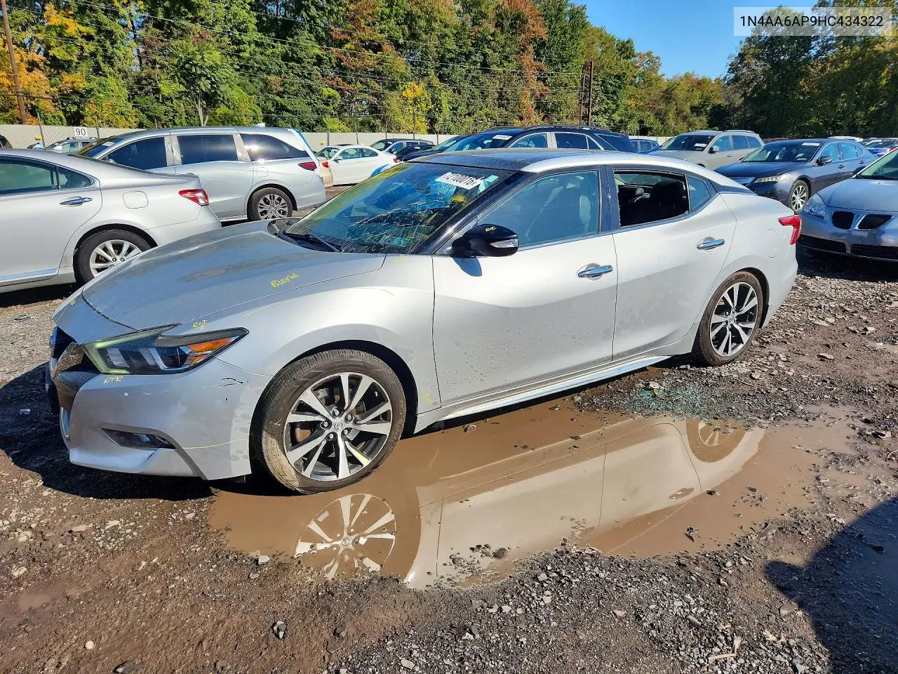 2017 Nissan Maxima 3.5 Sl VIN 1N4AA6AP9HC434322 фото 1