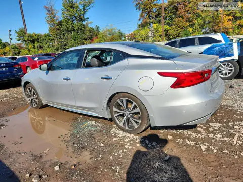 2017 Nissan Maxima 3.5 Sl VIN 1N4AA6AP9HC434322 фото 2
