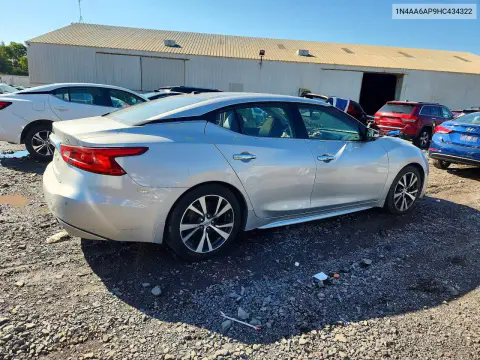 2017 Nissan Maxima 3.5 Sl VIN 1N4AA6AP9HC434322 фото 3