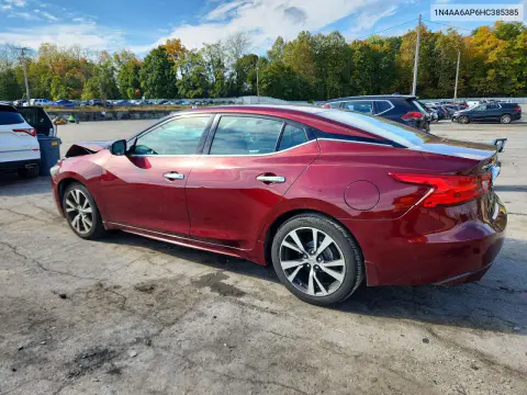 2017 Nissan Maxima 3.5 S VIN 1N4AA6AP6HC385385 фото 2