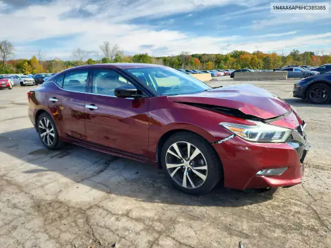 2017 Nissan Maxima 3.5 S VIN 1N4AA6AP6HC385385 фото 4