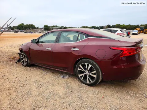 2017 Nissan Maxima 3.5 Sl VIN 1N4AA6AP3HC383626 фото 2