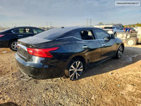 2017 Nissan Maxima 3.5 Sv VIN 1N4AA6AP3HC406127 фото 3