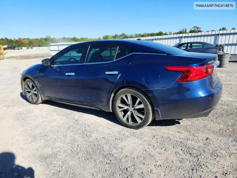2017 Nissan Maxima Platinum VIN 1N4AA6AP7HC414876 фото 2