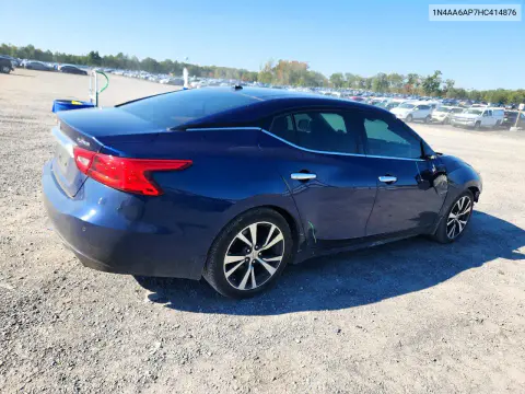 2017 Nissan Maxima Platinum VIN 1N4AA6AP7HC414876 фото 3