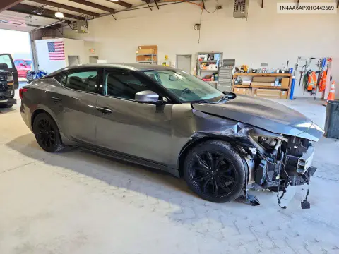 2017 Nissan Maxima 3.5 S VIN 1N4AA6APXHC442669 фото 4