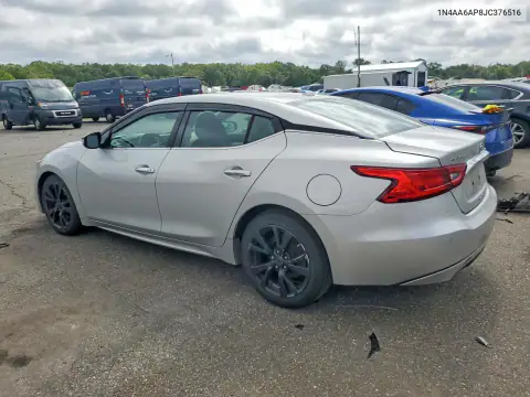 1N4AA6AP8JC376516 — 2018 Nissan Maxima, фото 2 с аукциона Copart, Передняя часть
