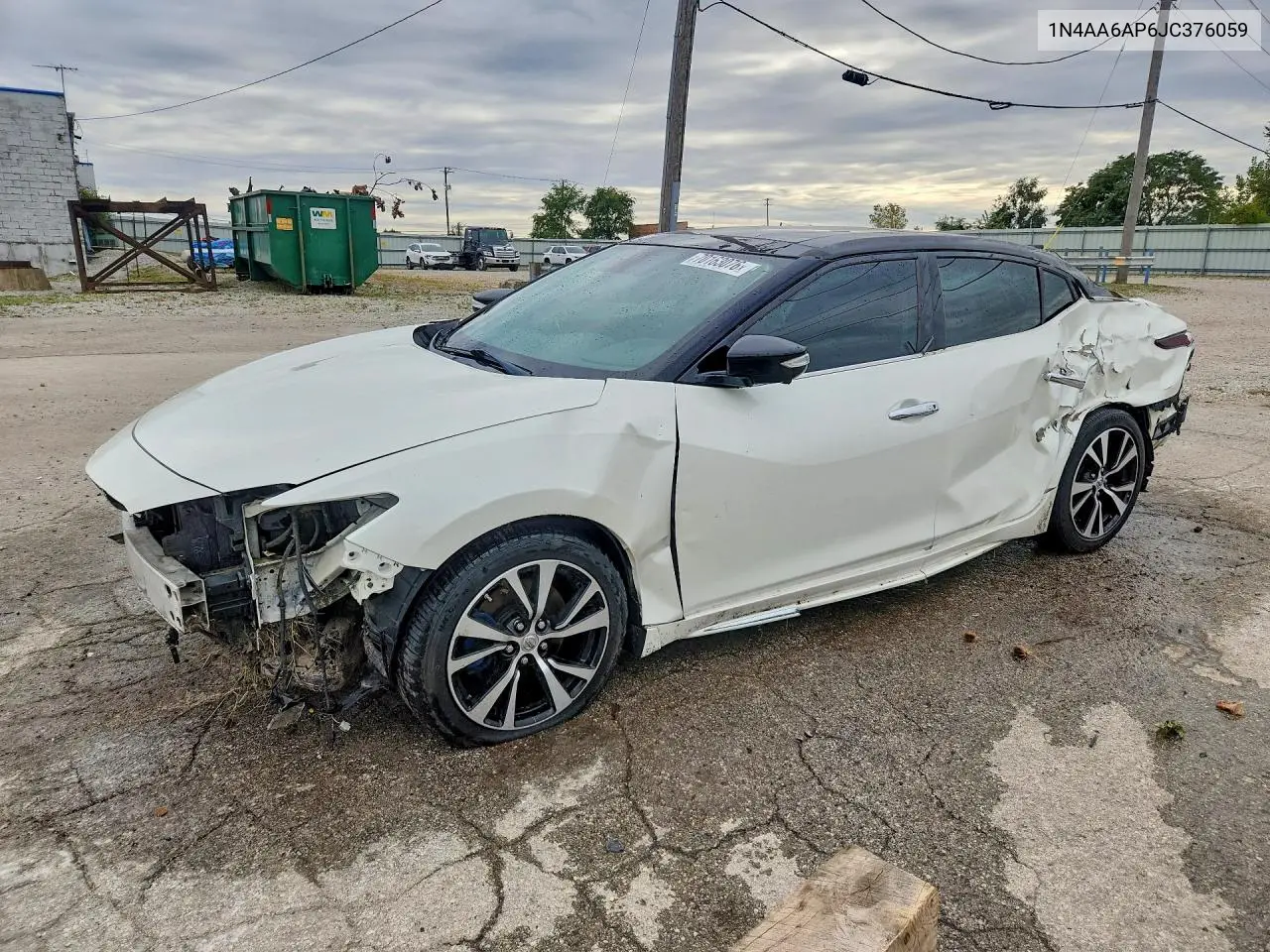 2018 Nissan Maxima Platinum VIN 1N4AA6AP6JC376059 фото 1