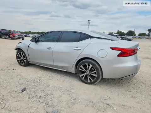 2018 Nissan Maxima 3.5 Sv VIN 1N4AA6AP0JC379491 фото 2