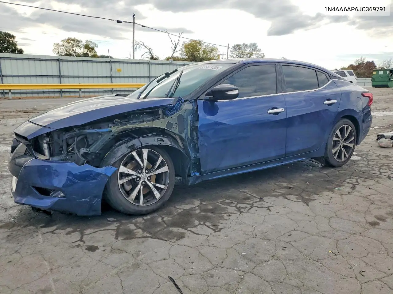 2018 Nissan Maxima 3.5 Sv VIN 1N4AA6AP6JC369791 фото 1