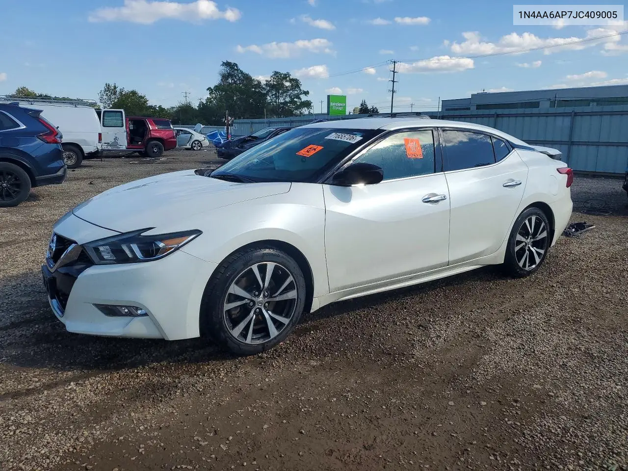 2018 Nissan Maxima 3.5 S VIN 1N4AA6AP7JC409005 фото 1