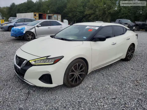 2019 Nissan Maxima 3.5 S VIN 1N4AA6AV5KC361522 фото 1