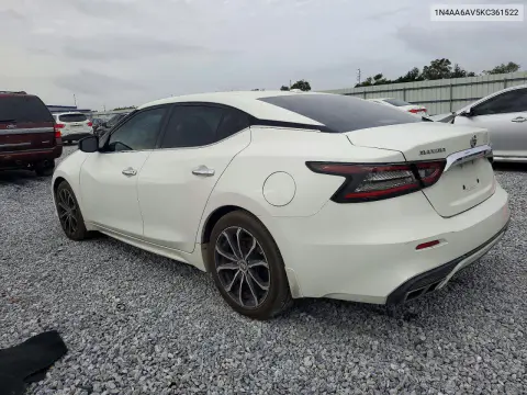 2019 Nissan Maxima 3.5 S VIN 1N4AA6AV5KC361522 фото 2