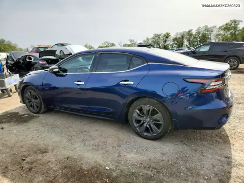 2019 Nissan Maxima 3.5 Sv VIN 1N4AA6AV3KC360823 фото 2