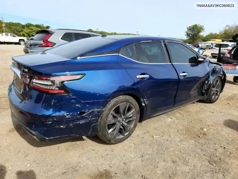 2019 Nissan Maxima 3.5 Sv VIN 1N4AA6AV3KC360823 фото 3