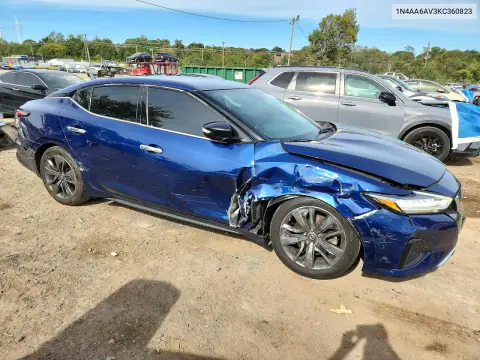 2019 Nissan Maxima 3.5 Sv VIN 1N4AA6AV3KC360823 фото 4