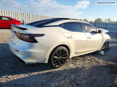 2019 Nissan Maxima 3.5 Sr VIN 1N4AA6AV2KC382960 фото 3