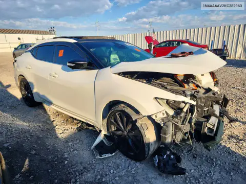 2019 Nissan Maxima 3.5 Sr VIN 1N4AA6AV2KC382960 фото 4