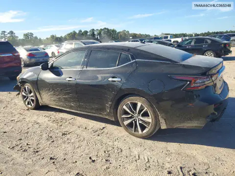 2020 Nissan Maxima Sv VIN 1N4AA6CV4LC365348 фото 2