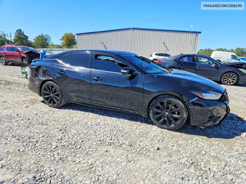 2022 Nissan Maxima Sr VIN 1N4AA6EV3NC508290 фото 4