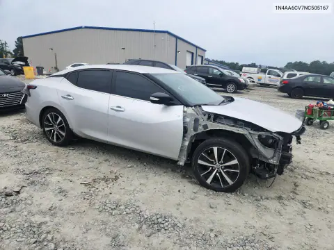 2022 Nissan Maxima Sv VIN 1N4AA6CV7NC505167 фото 4