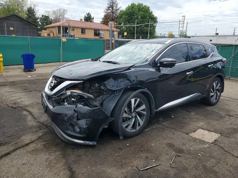 5N1AZ2MH9FN229287 — 2015 Nissan Murano 4D 2WD, Передняя часть (Front End), фото до ремонта