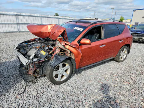 JN8AZ08W44W313109 — 2004 Nissan Murano, Передняя часть (Front End), фото до ремонта