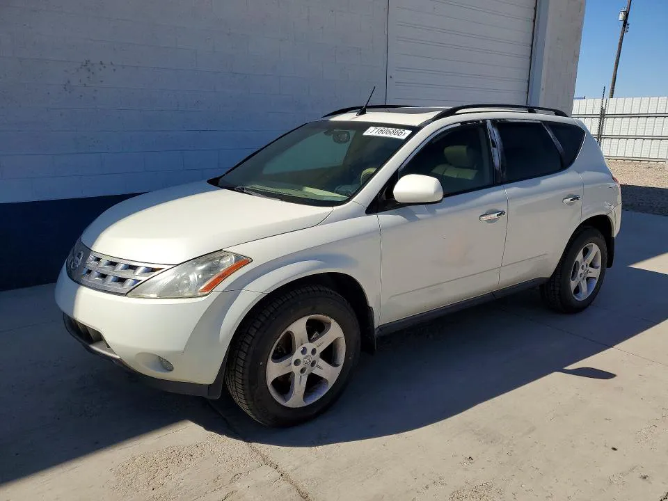 2004 NISSAN MURANO VIN JN8AZ08WX4W339102 фото 1