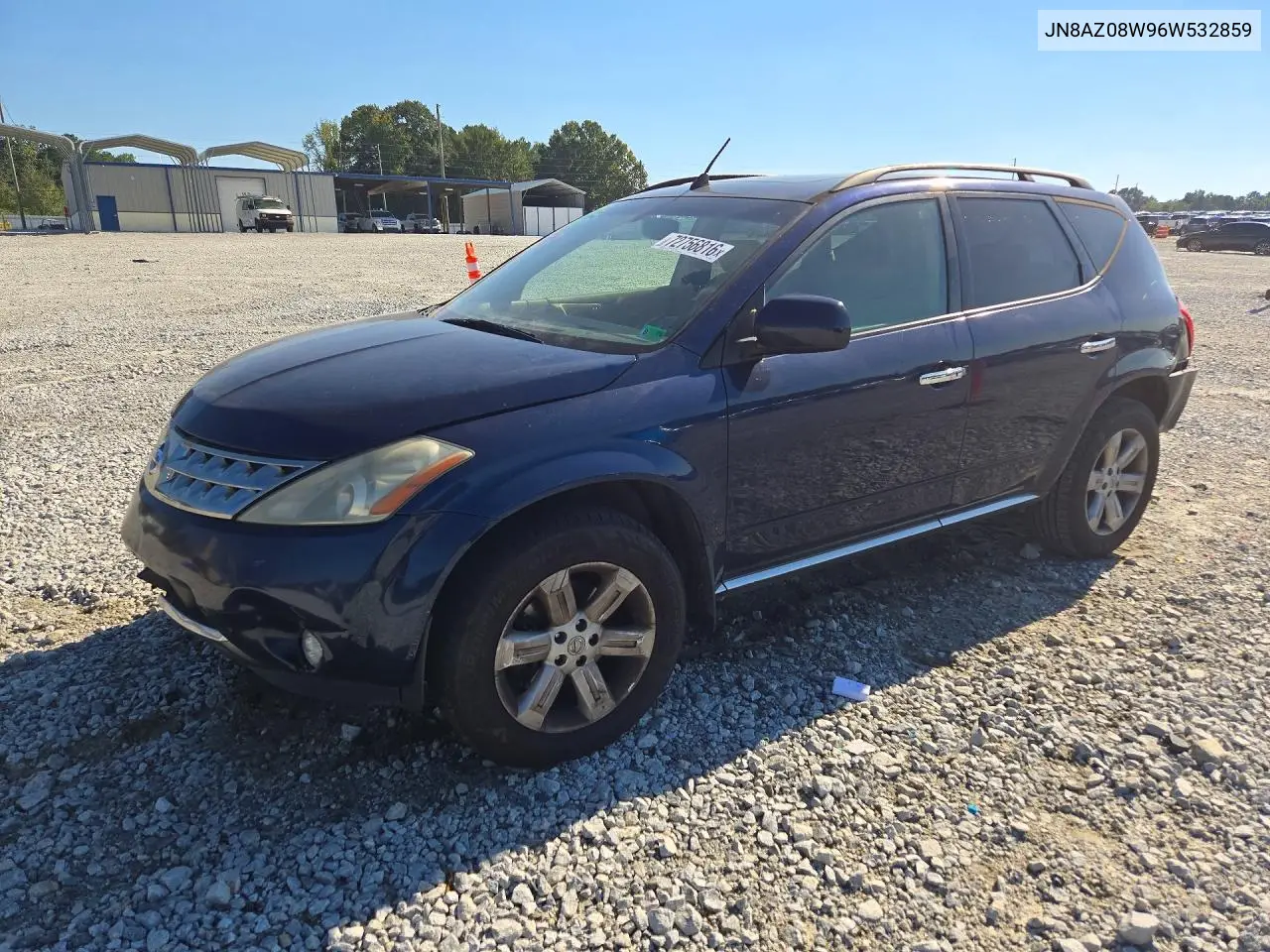 2006 Nissan Murano Sl VIN JN8AZ08W96W532859 фото 1