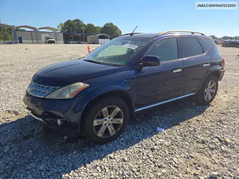 JN8AZ08W96W532859 — 2006 Nissan Murano, Задняя часть, фото до ремонта
